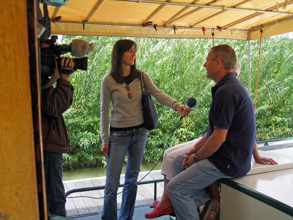 Das französische Fernsehen an Bord