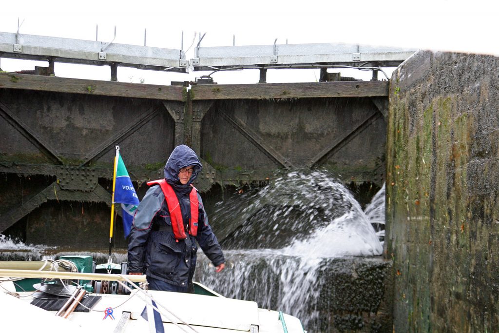 In der Schleuse Chantepinot oberhalb Rogny