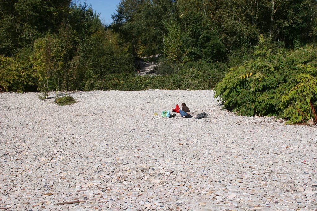 Abfallhalde der Keramikfabrik Briare