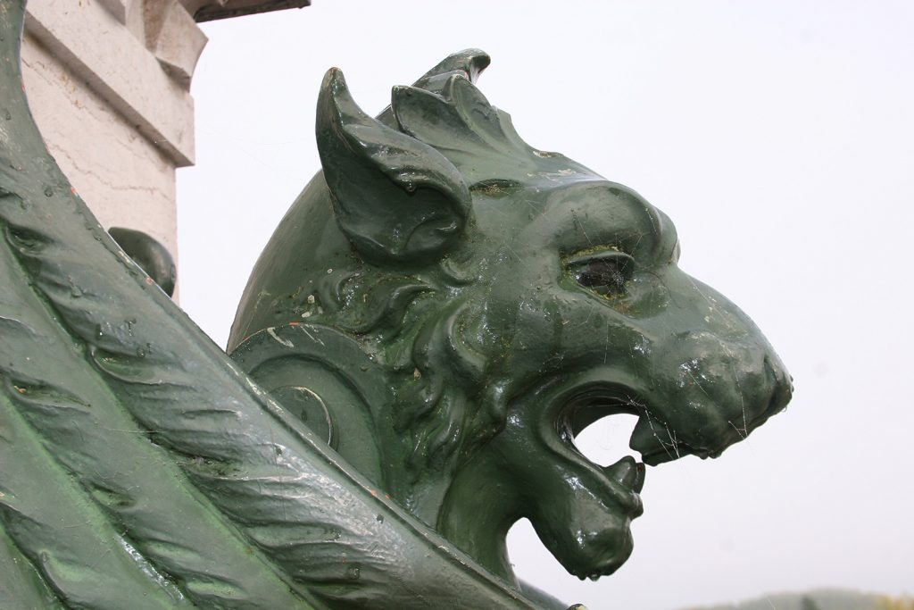 Detail an der Kanalbrücke von Briare