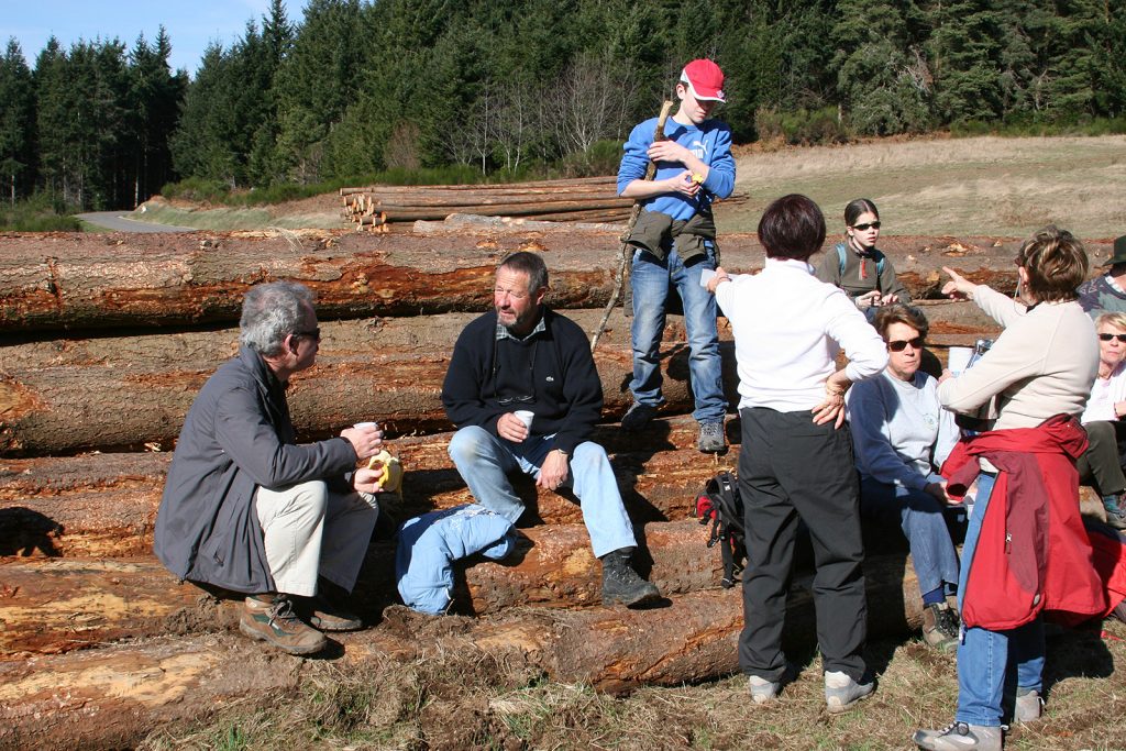 Rast bei der «Gratin-Wanderung»