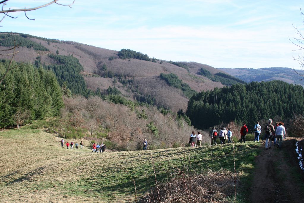 Abstieg vom Croix du Sud nach St Rirand