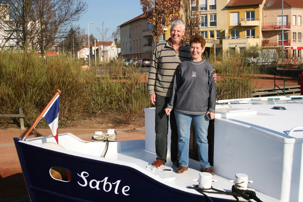 Unsere australischen Schiffsnachbarn Sally und Tony