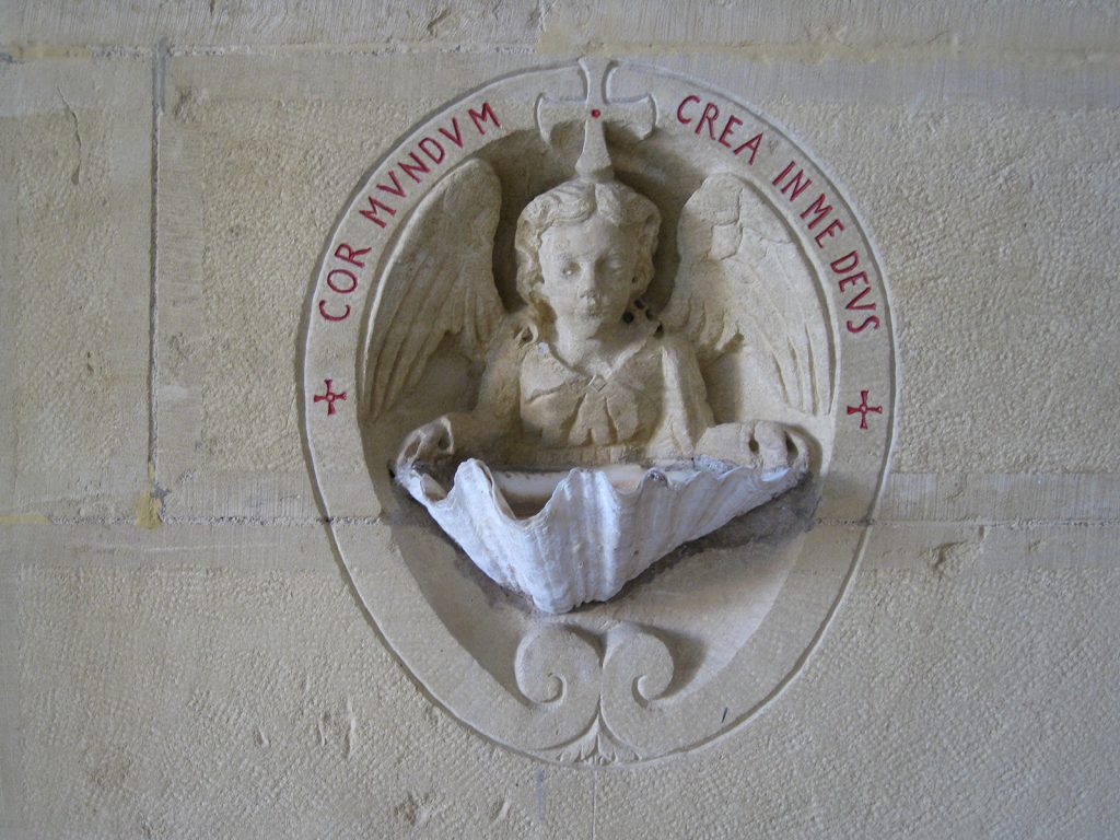 Detail aus einer der ältesten romanischen Kapellen im Brionnais