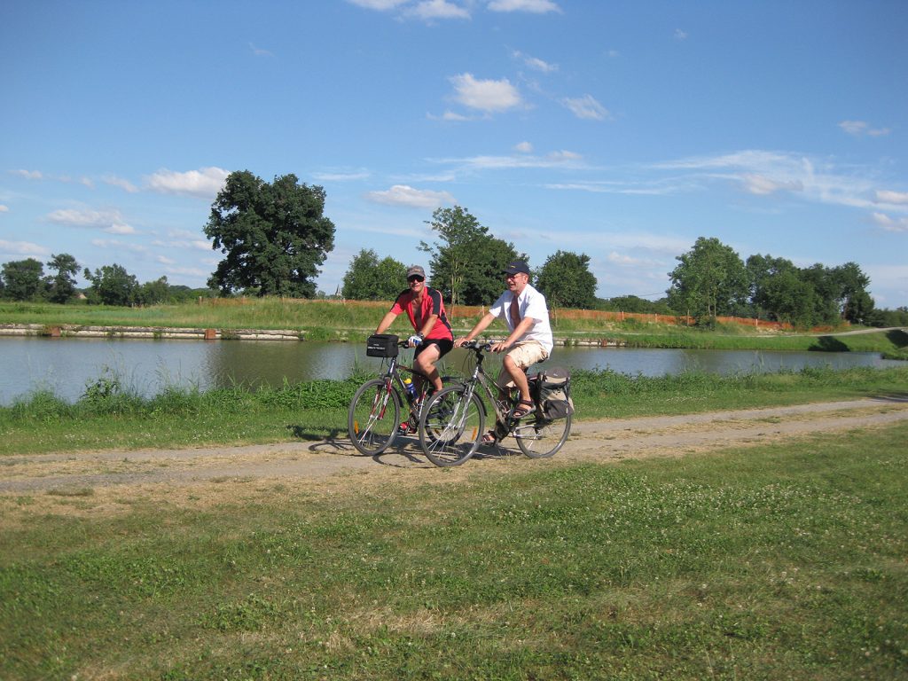 ...und auf dem Fahrrad