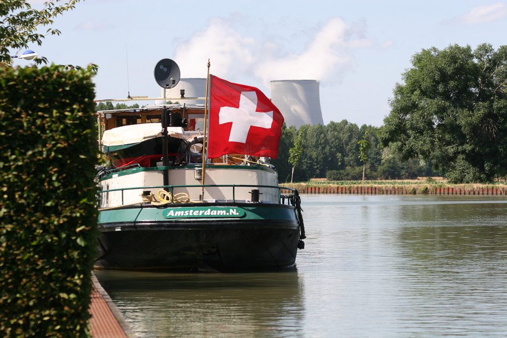 Die Kernkraftzentrale von Belleville s/Loire