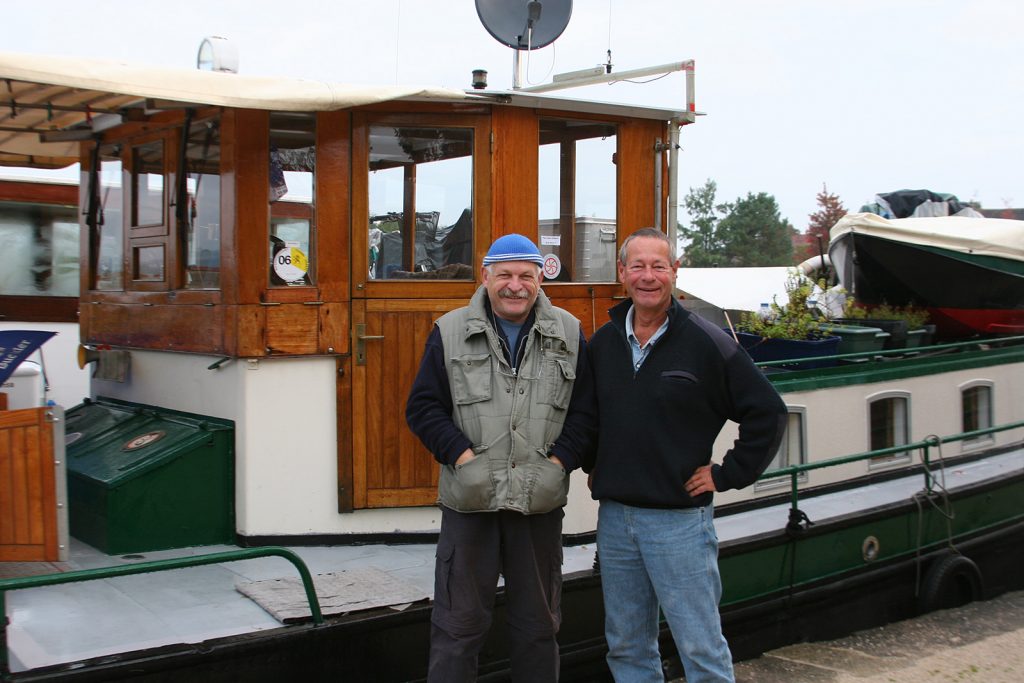 Zusammen mit Philippe Robert, dem Leiter der Locaboat-Basis