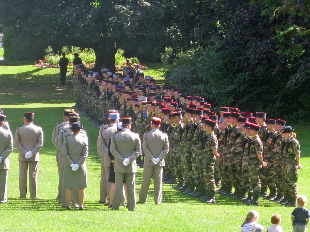 Kommandoübergabe des 42. Infanterieregiments