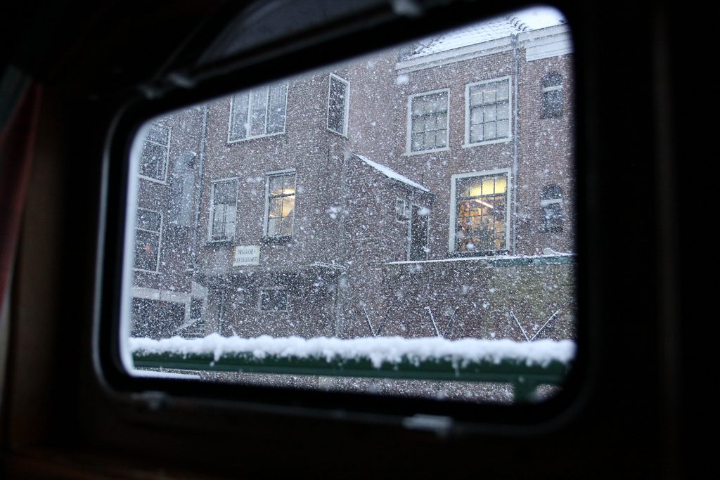 Fröhliches Schneetreiben – für die Niederlande völlig ungewohnt