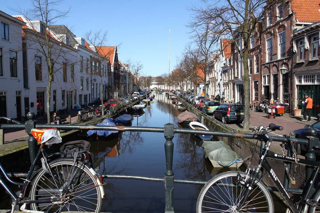 Gracht in Haarlem