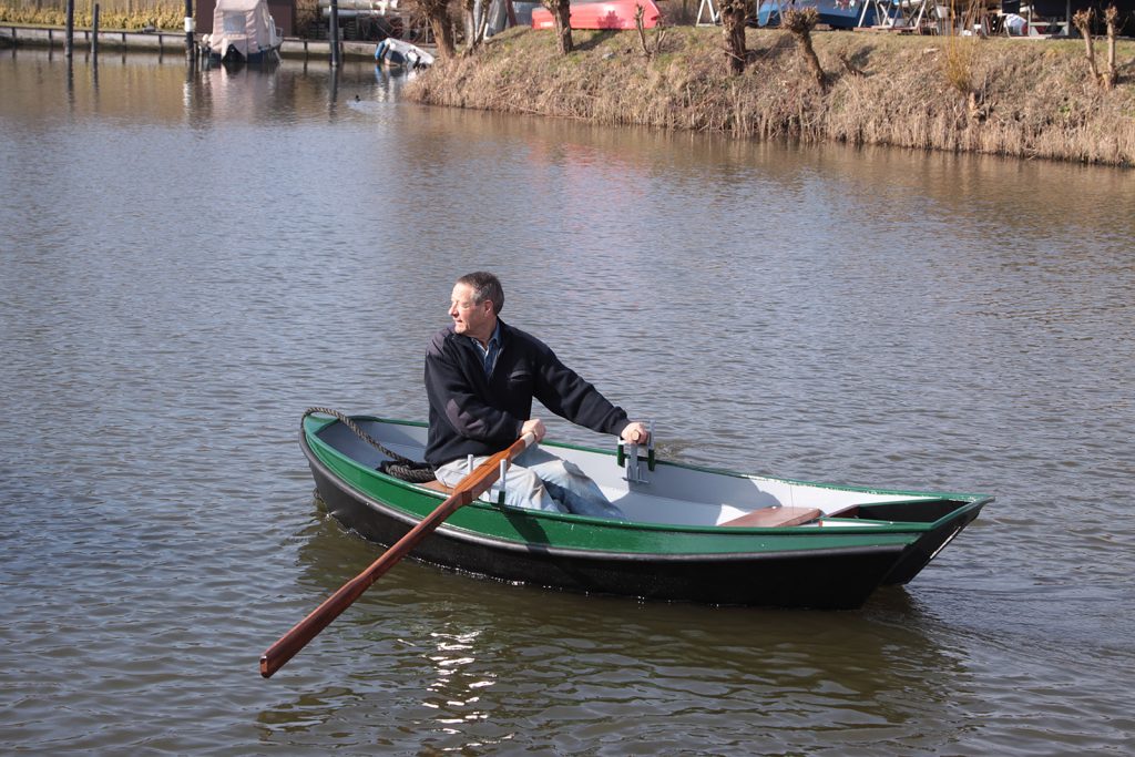 Das neue Beiboot auf seiner Jungernfahrt