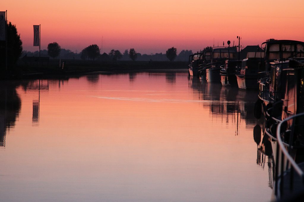 Abendrot in Ossenzijl