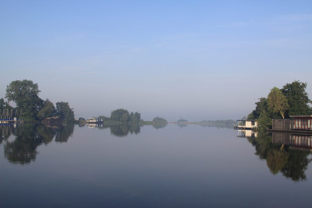 Unsere Aussicht von unserem Sommerliegeplatz aus