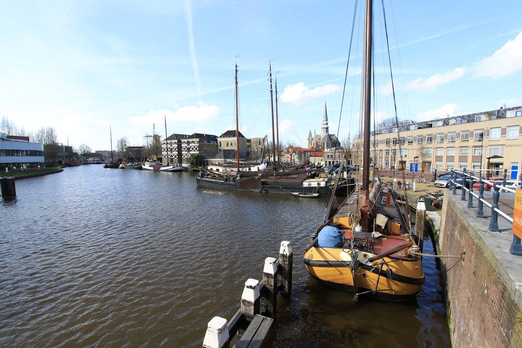 Historischer Hafen in Gouda