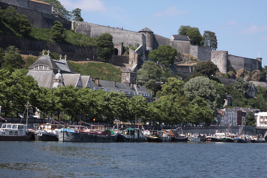 Treffen der Dutch Barge Association im belgischen Namur