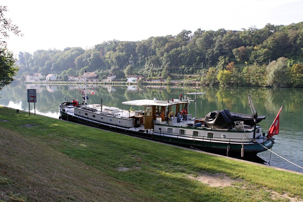 Im Oberwasser der Schleuse 7 Coudray