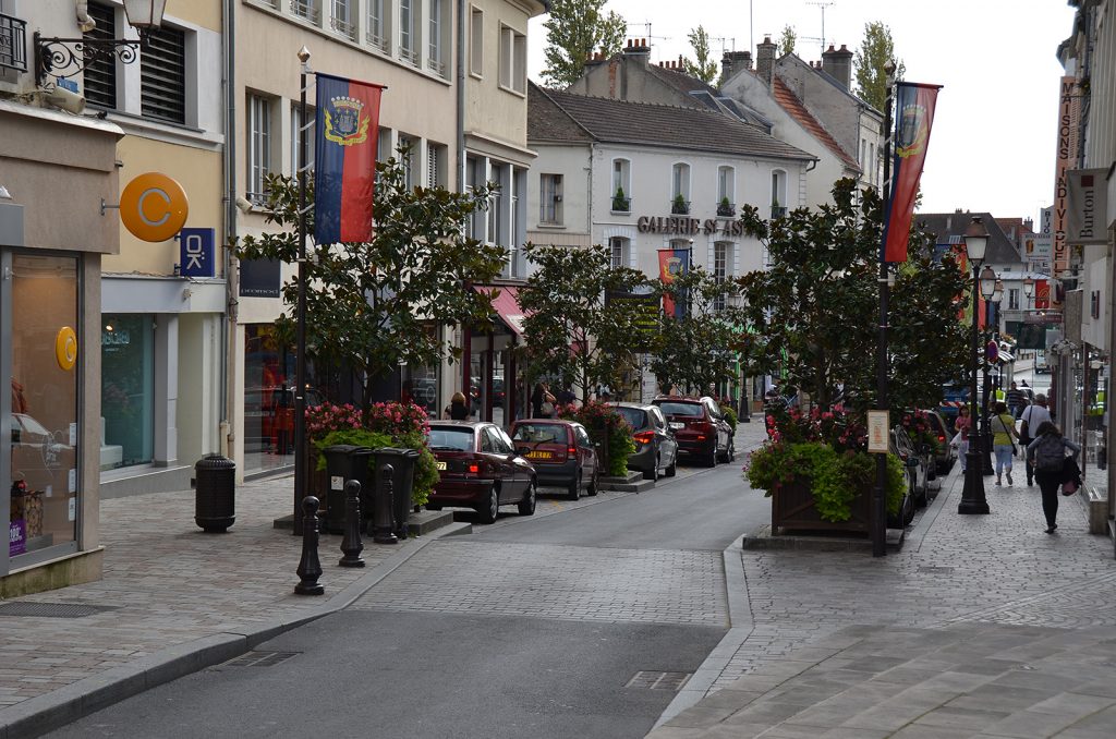 Stadtzentrum von Melun