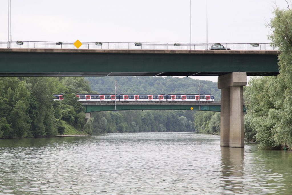 Auf der Seine unterhalb Paris