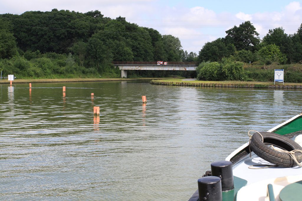 Einfahrt in den Canal de la Somme