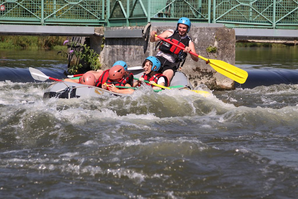 Action beim Wehr von Picquigny