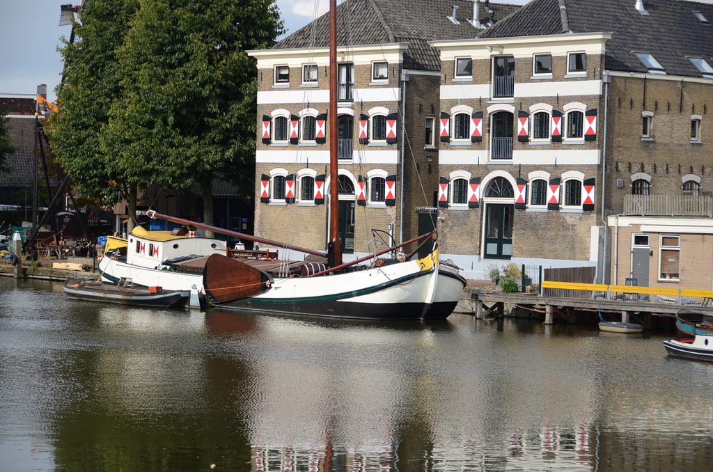 Der historische Hafen von Gouda