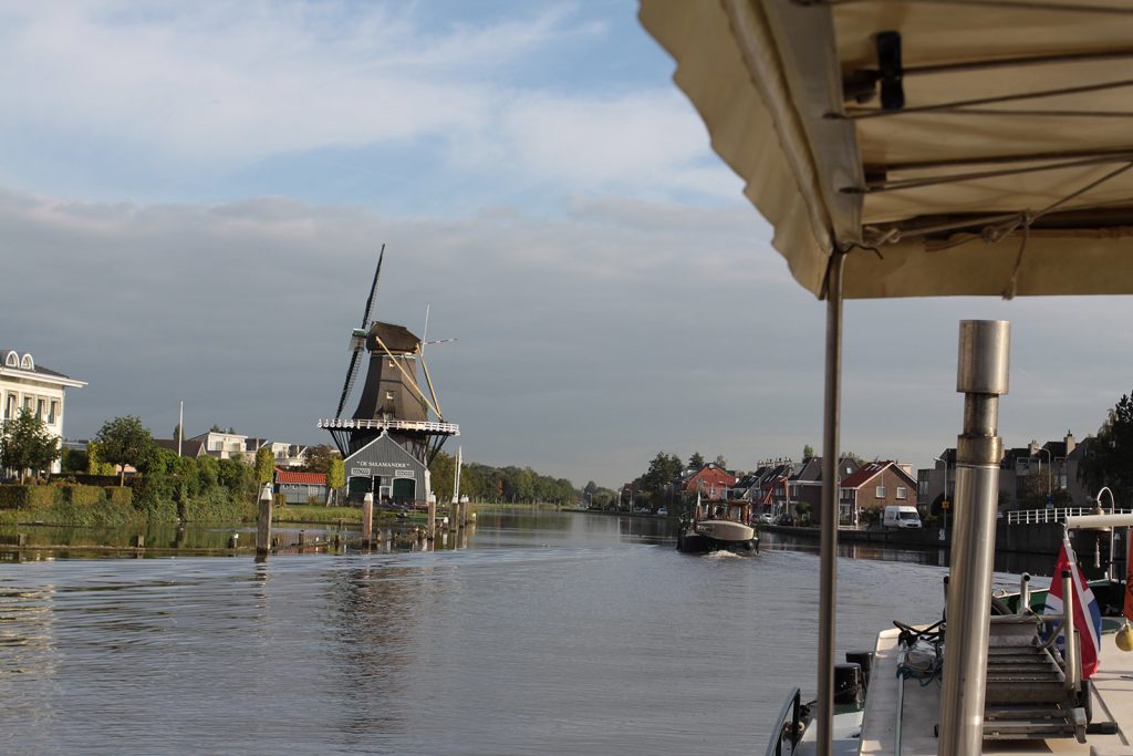 Auf der Fahrt von Leiden nach Haarlem