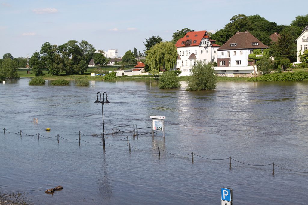 Eine Hochwasserkatastrophe kündigt sich an