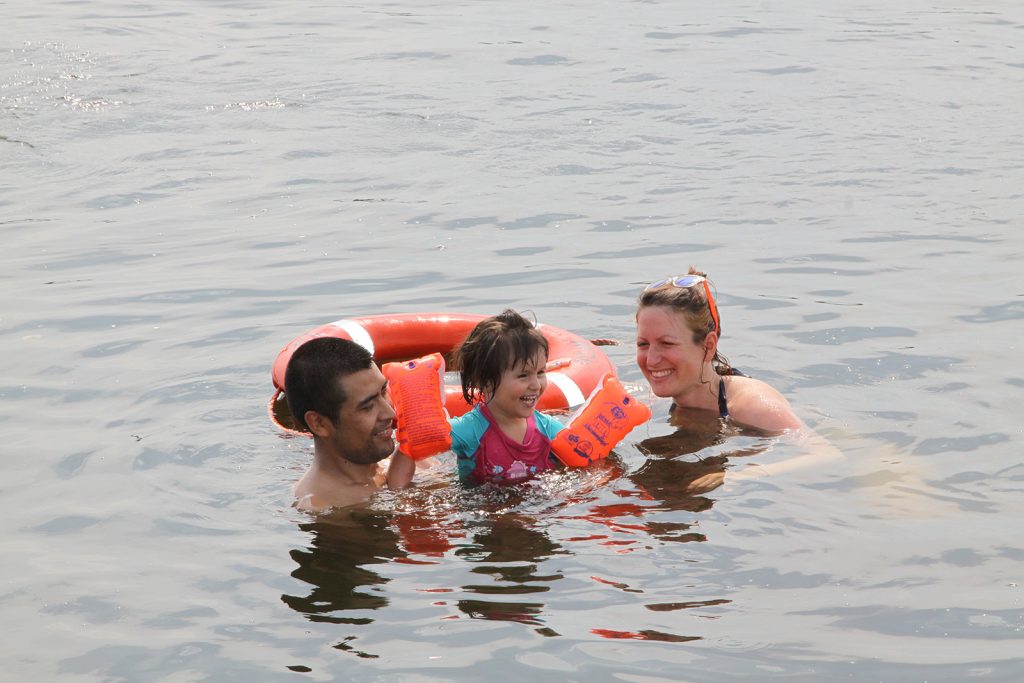 Sommerfreuden bei 28 Grad Wassertemperatur