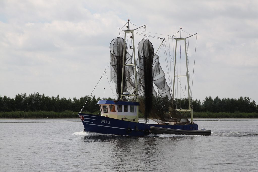 Ein Nordsee-Krabbenfischer