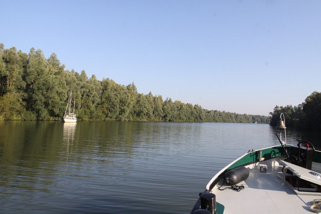 Fahrrinne durch die Insel IJsseloog