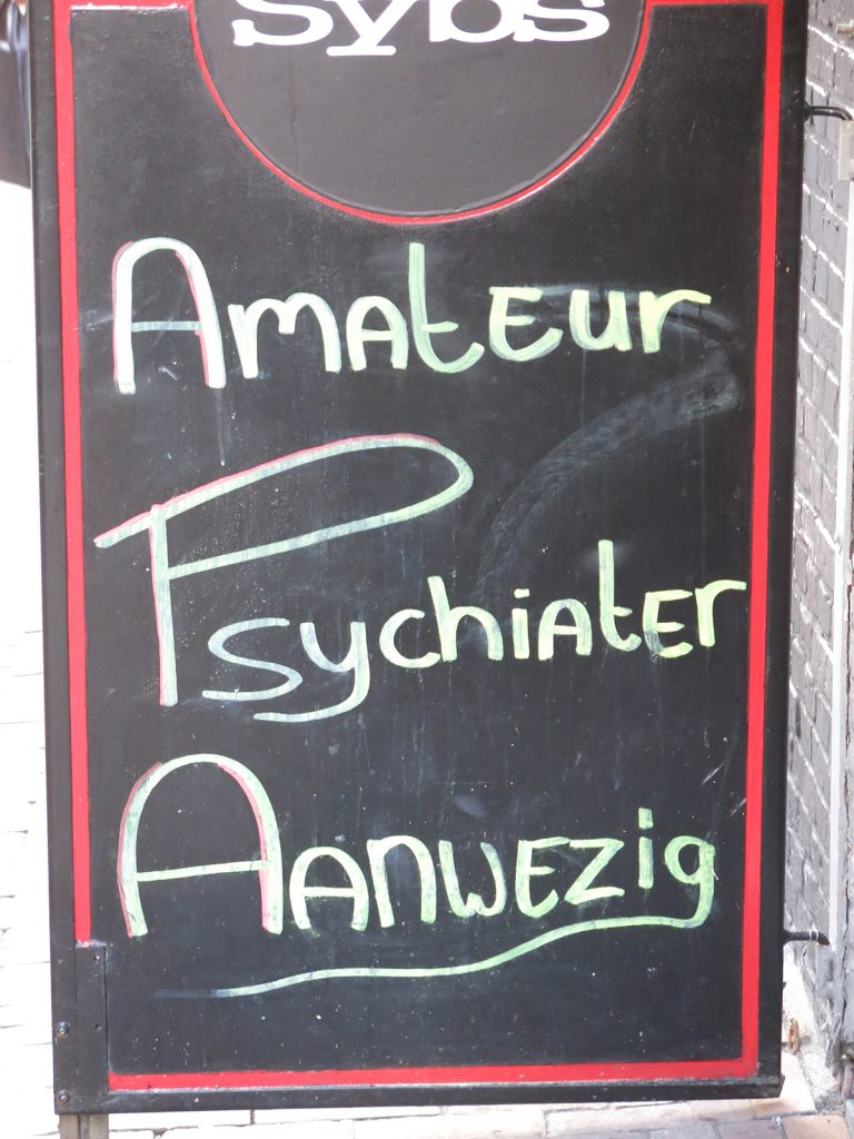 «Amateur-Psychiater anwesend»