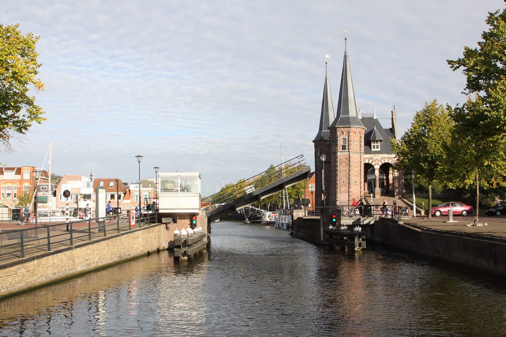 Die Brücke beim Waterpoort in Sneek