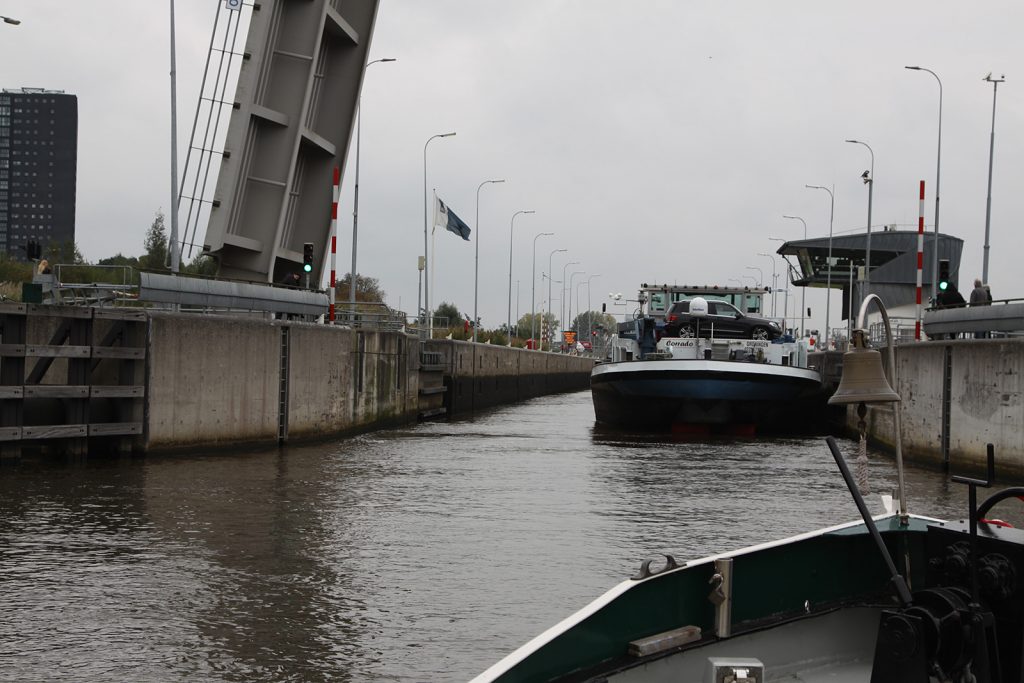 Die Oosterschleuse in Groningen