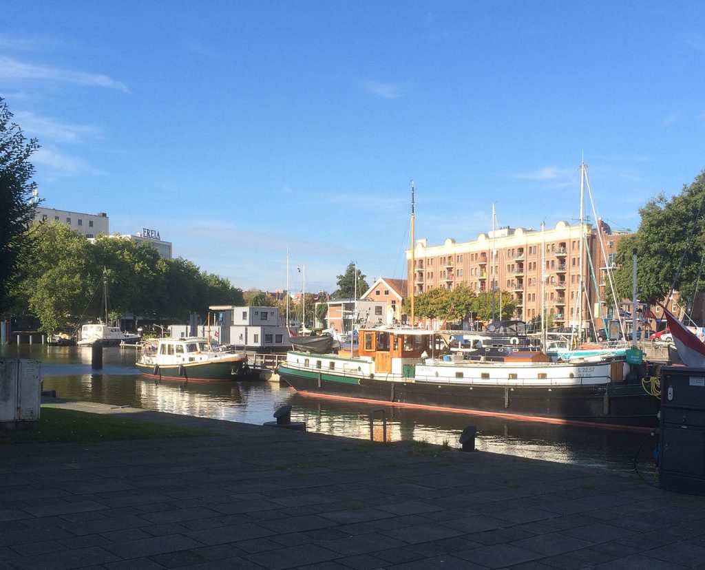 Mit der «BERYL» im Oosterhafen (Foto Marcel Odermatt)