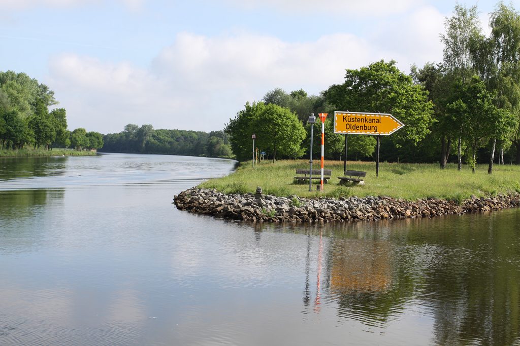 Abzweigung in den Küstenkanal