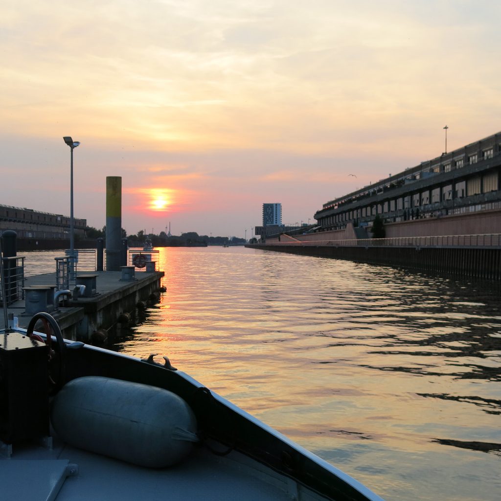 Abendstimmung im Europahafen