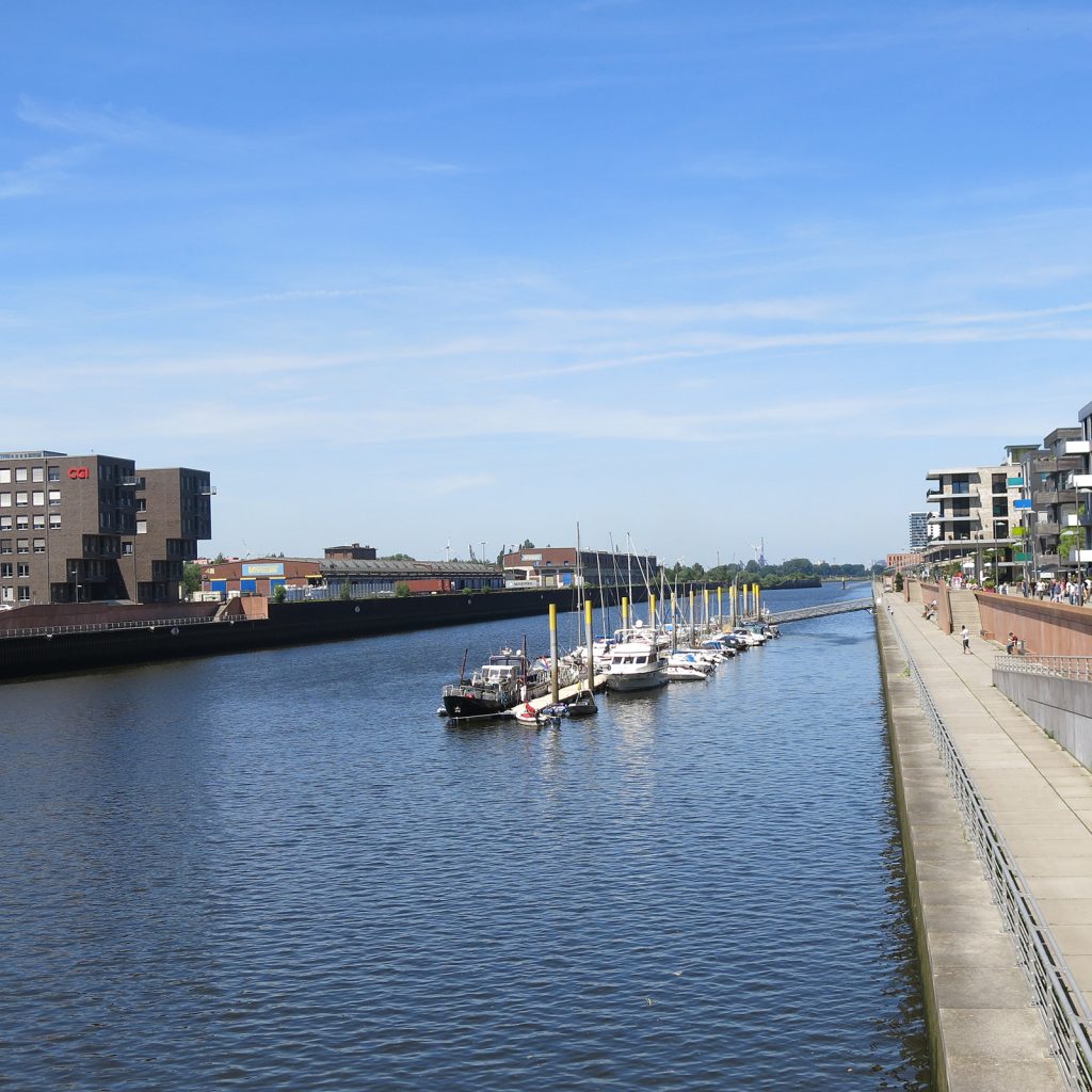 Die Marina im Europahafen