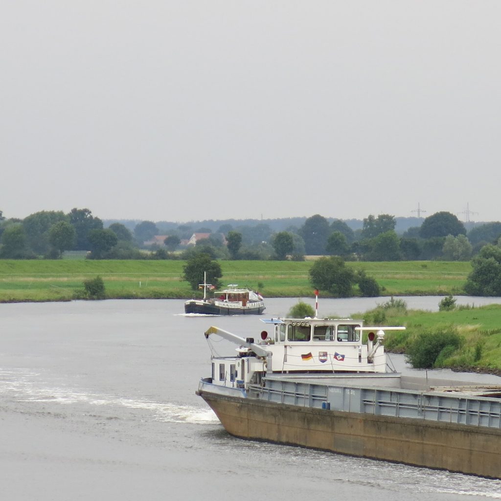 Mündung der Aller in die Mittelweser (Foto: Corina Metschke)