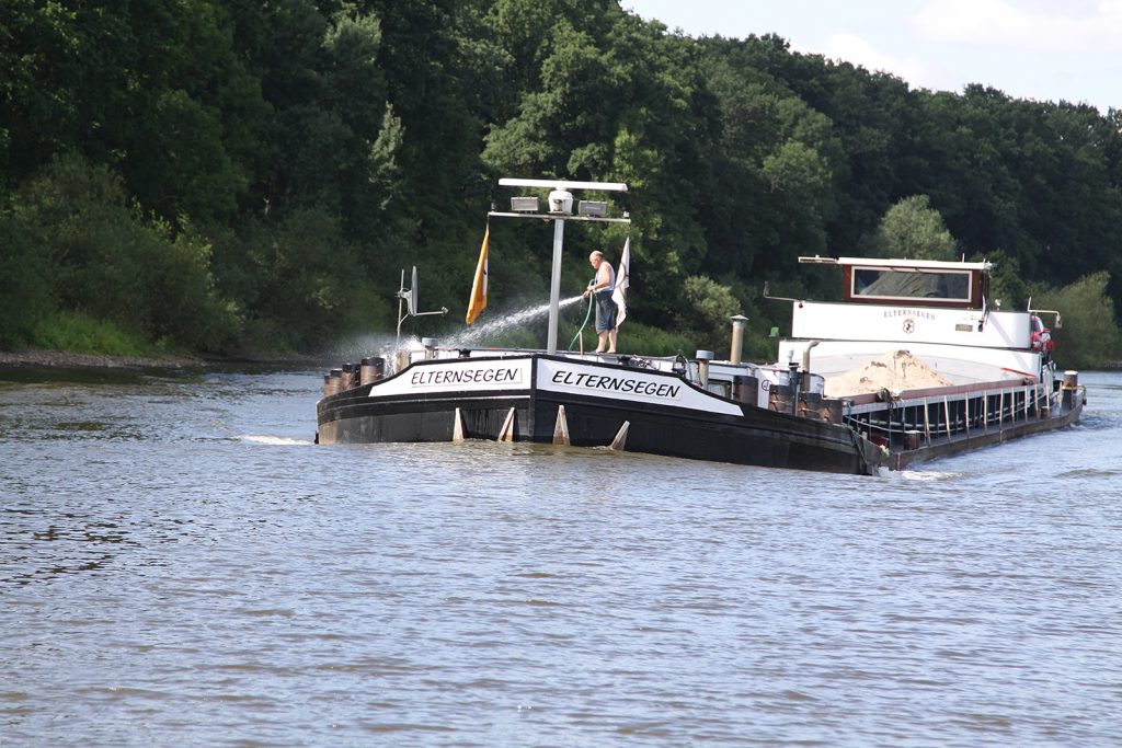 Begegnung auf der Mittelweser