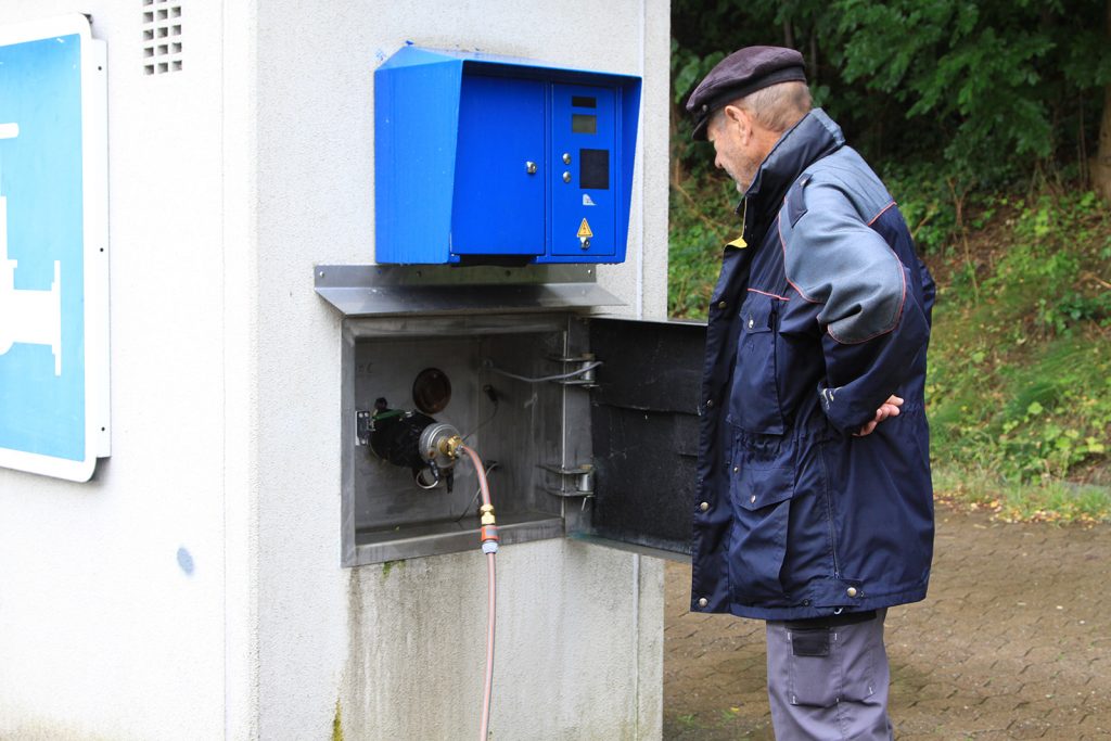 Wasserzapfstelle der WSV