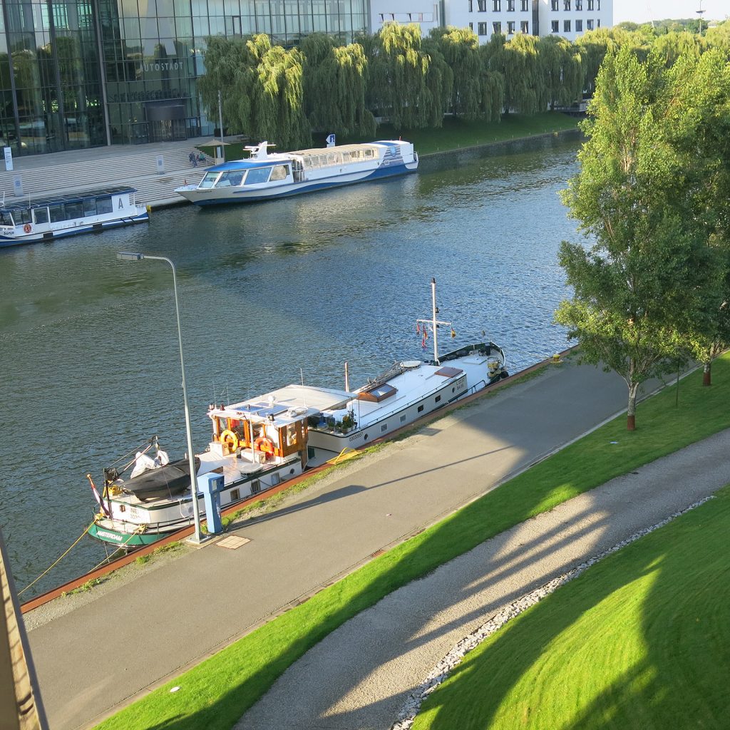 Unser Liegeplatz in Wolfsburg