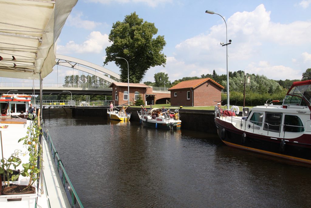 Schleuse im Elbe-Lübeck-Kanal