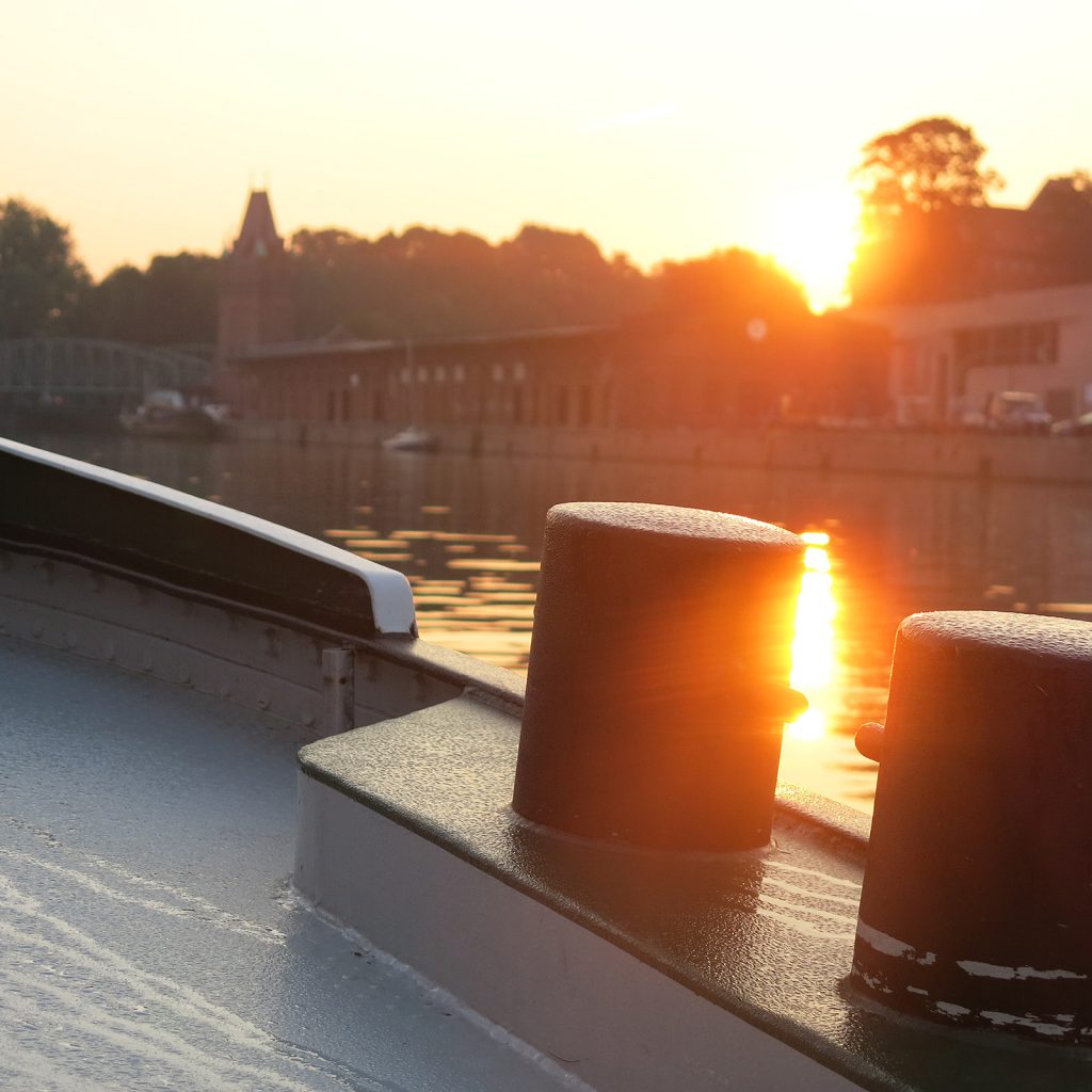 Sonnenaufgang zum Abschied von Lübeck