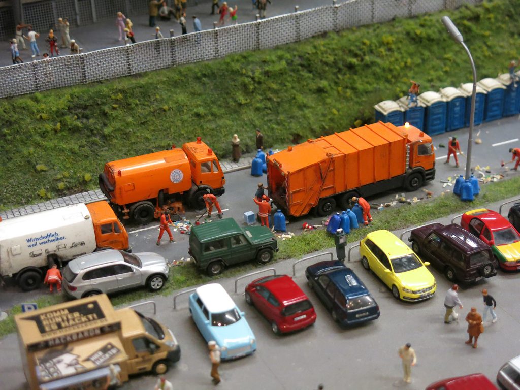 Aufräumen nach der Streetparade