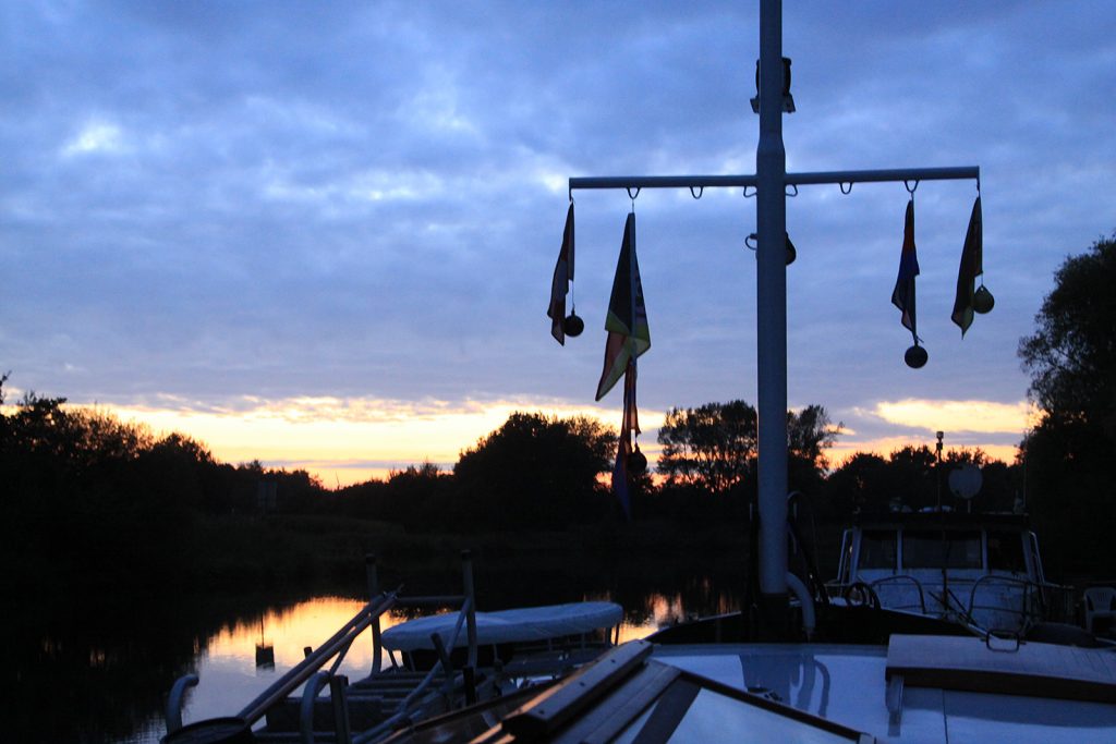 Sonnenuntergang vor Herbrum