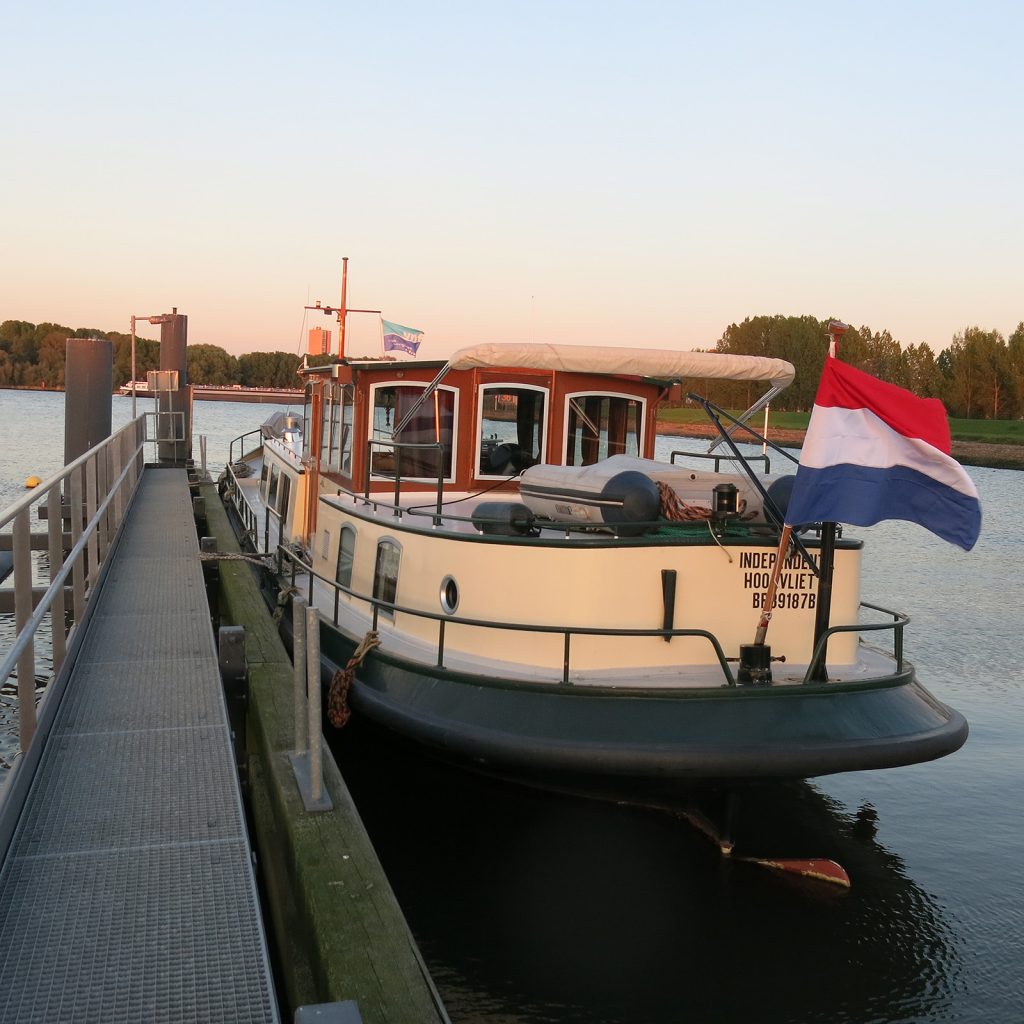 Am Aussensteg der Oostvoorner Schleuse